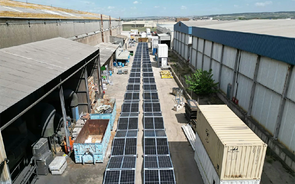 埃及折叠光伏集装箱项目案例