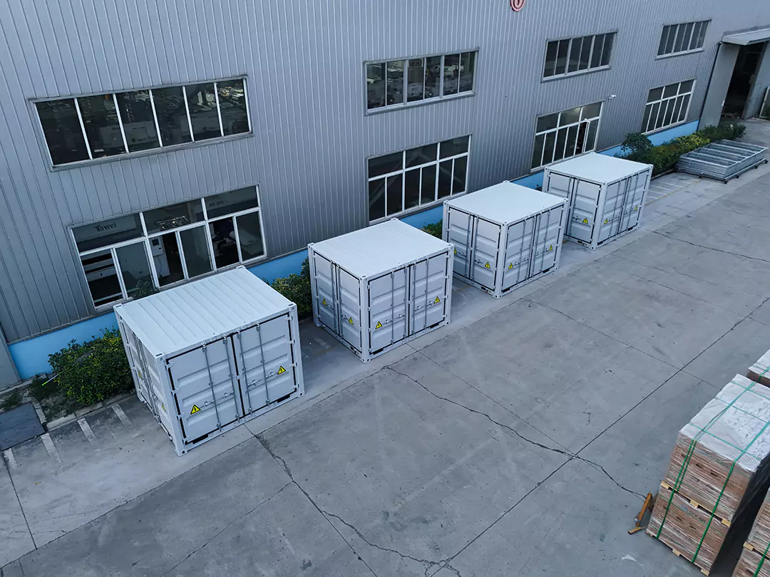 罗马尼亚4*46KW折叠光伏集装箱系统